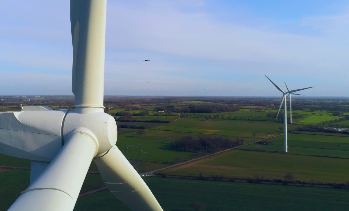 Inspection des pales d'éoliennes